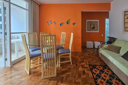 Sala de apartamento para alugar com 2 quartos, 112m² em Barra Funda, Guarujá