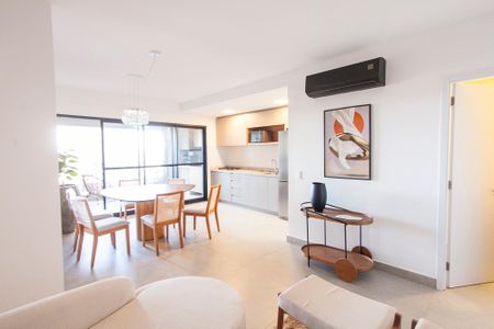 Sala de apartamento para alugar com 3 quartos, 105m² em Jardim Sul, Uberlândia