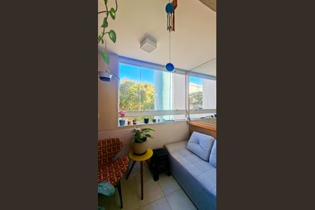 Varanda da Sala de apartamento à venda com 2 quartos, 73m² em Nova Vista, Belo Horizonte