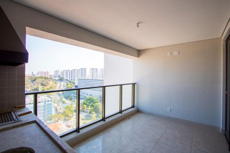 Varanda gourmet de apartamento à venda com 3 quartos, 117m² em Vila Assunção, Santo André