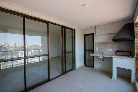 Varanda gourmet de apartamento à venda com 3 quartos, 117m² em Vila Assunção, Santo André