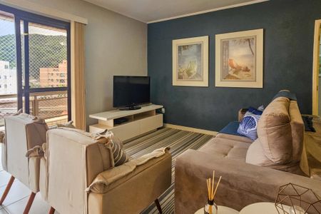 Sala de apartamento para alugar com 3 quartos, 110m² em Jardim Tres Marias, Guarujá