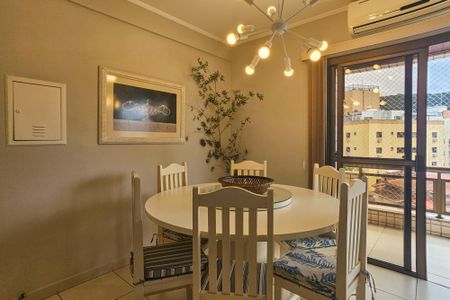 Sala de apartamento para alugar com 3 quartos, 110m² em Jardim Tres Marias, Guarujá