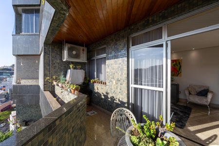 Varanda da Sala de apartamento à venda com 3 quartos, 130m² em Minas Brasil, Belo Horizonte