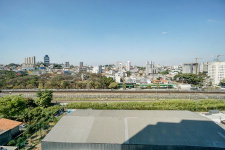 Vista da varanda de kitnet/studio à venda com 1 quarto, 28m² em Vila Esperança, São Paulo