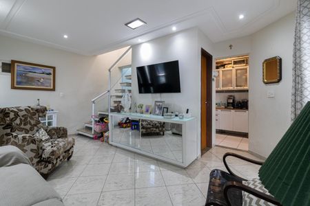 Sala de casa de condomínio à venda com 3 quartos, 120m² em Vila Regente Feijó, São Paulo