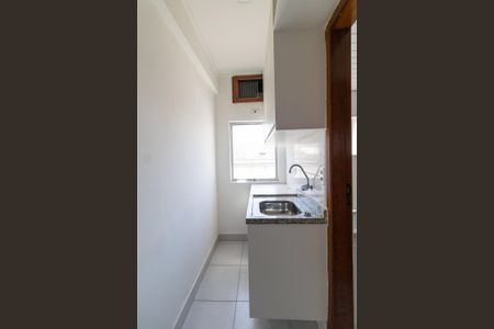 Cozinha de kitnet/studio para alugar com 1 quarto, 17m² em Vila Marieta, São Paulo