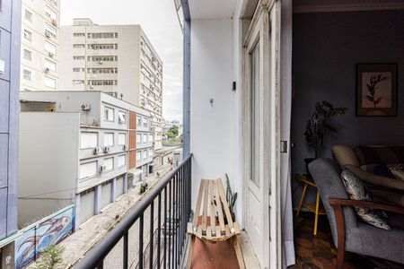 Sacada de apartamento à venda com 3 quartos, 115m² em Bom Fim, Porto Alegre