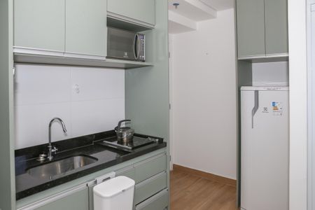 Cozinha de kitnet/studio à venda com 1 quarto, 20m² em Água Branca, São Paulo