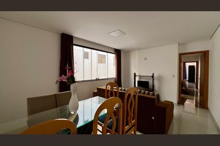 sala de apartamento à venda com 3 quartos, 74m² em Monsenhor Messias, Belo Horizonte