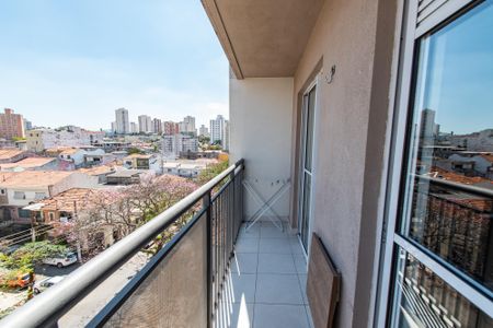 Varanda da Sala de apartamento à venda com 1 quarto, 26m² em Jardim da Gloria, São Paulo
