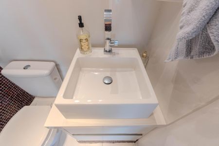 Lavabo de kitnet/studio para alugar com 1 quarto, 54m² em Bela Vista, São Paulo
