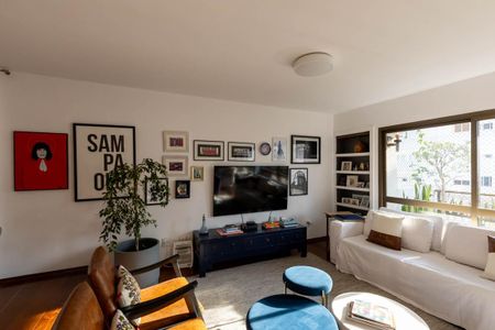 Sala de apartamento para alugar com 4 quartos, 210m² em Santa Cecilia, São Paulo