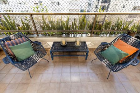 Varanda da Sala de apartamento para alugar com 4 quartos, 210m² em Santa Cecilia, São Paulo