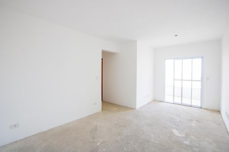 Sala de apartamento à venda com 3 quartos, 86m² em Vila Alzira, Santo André