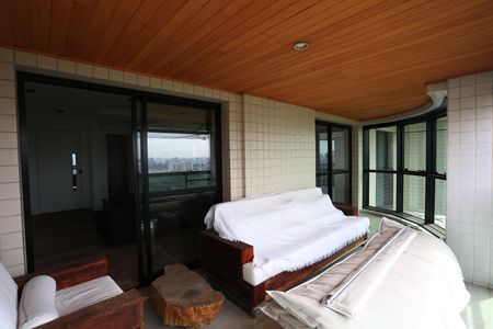Varanda da Sala de apartamento para alugar com 4 quartos, 305m² em Jardim Morumbi, São Paulo