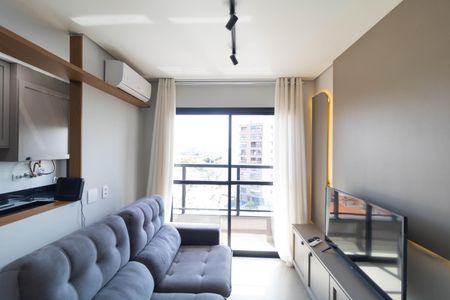 Sala de apartamento para alugar com 1 quarto, 34m² em Parque Industrial, Campinas