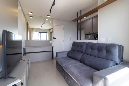 Sala de apartamento para alugar com 1 quarto, 34m² em Parque Industrial, Campinas