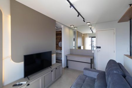 Sala de apartamento para alugar com 1 quarto, 34m² em Parque Industrial, Campinas