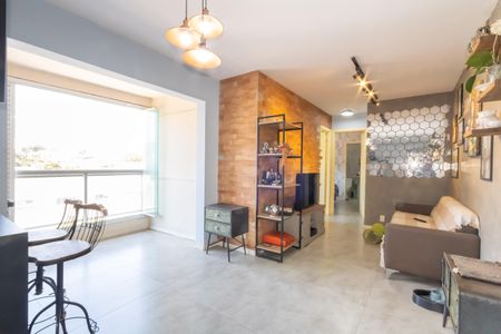 Sala de apartamento à venda com 2 quartos, 54m² em Vila Osasco, Osasco