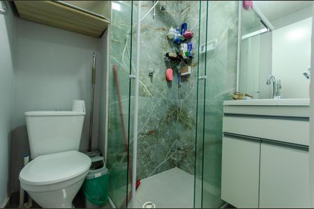 Banheiro de kitnet/studio à venda com 1 quarto, 26m² em Chácara Inglesa, São Paulo