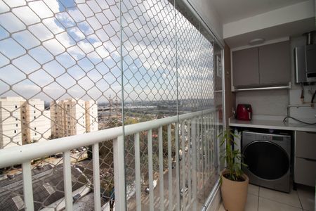 Varanda da Sala de apartamento à venda com 2 quartos, 43m² em Vila Itapegica, Guarulhos