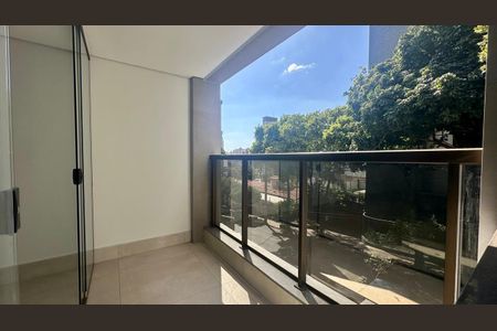 Varanda de apartamento à venda com 2 quartos, 94m² em Sion, Belo Horizonte
