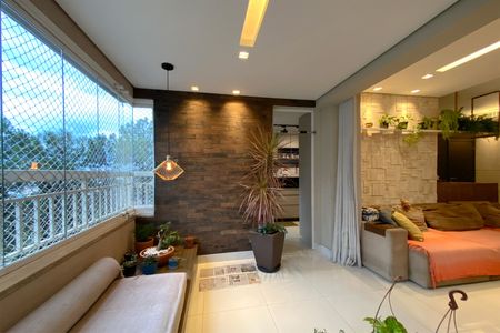 Varanda da Sala de apartamento à venda com 3 quartos, 95m² em Caiçaras, Belo Horizonte