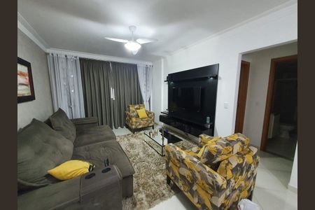 Sala de apartamento para alugar com 3 quartos, 130m² em Cidade Ocian, Praia Grande