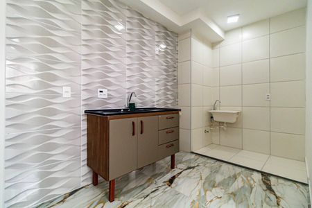 SalaCozinha de apartamento para alugar com 2 quartos, 34m² em Jardim Peri Peri, São Paulo