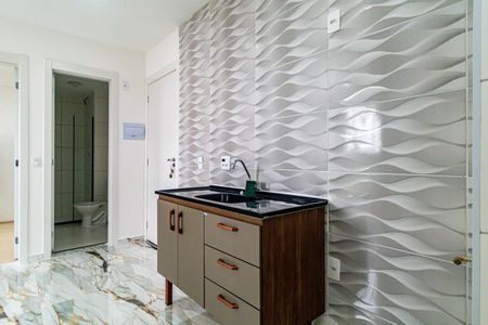 SalaCozinha de apartamento para alugar com 2 quartos, 34m² em Jardim Peri Peri, São Paulo