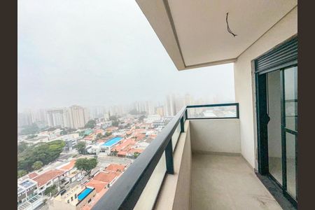 Varanda do Quarto 1 de apartamento à venda com 3 quartos, 125m² em Vila Santa Teresa, Santo André
