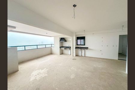 Sala e cozinha de apartamento à venda com 3 quartos, 125m² em Vila Santa Teresa, Santo André