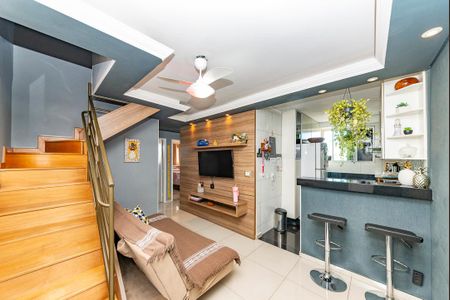 Sala 1 de apartamento à venda com 3 quartos, 130m² em Kennedy, Contagem