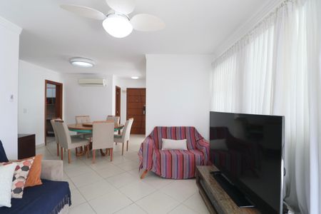 Sala de apartamento para alugar com 4 quartos, 170m² em Jardim Asturias, Guarujá
