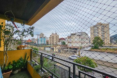 Varanda da Sala de apartamento para alugar com 2 quartos, 113m² em Jardim Belmar, Guarujá