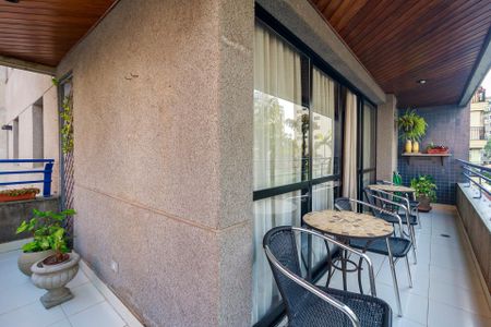 Varanda Sala de apartamento à venda com 3 quartos, 133m² em Brooklin Novo, São Paulo