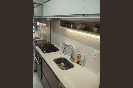 Cozinha de apartamento à venda com 2 quartos, 67m² em Santo Antônio, São Caetano do Sul