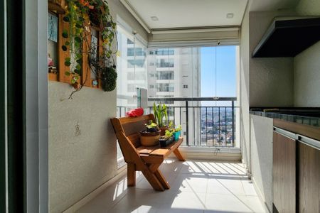 Varanda da Sala de apartamento à venda com 3 quartos, 69m² em Jardim Independencia, São Bernardo do Campo