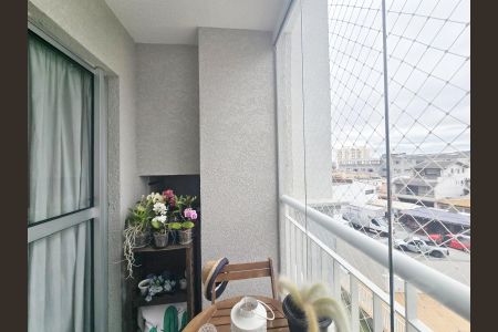 Varanda da Sala de apartamento à venda com 2 quartos, 59m² em Jardim Sao Ricardo, Guarulhos