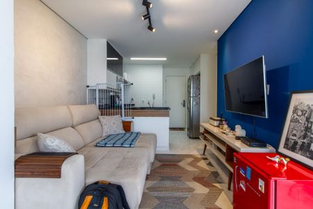 Sala de apartamento à venda com 2 quartos, 58m² em Brooklin, São Paulo