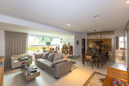 Sala de apartamento para alugar com 3 quartos, 148m² em Vila da Serra, Nova Lima