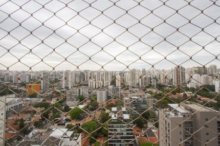 Sacada vista de kitnet/studio à venda com 1 quarto, 41m² em Brooklin, São Paulo
