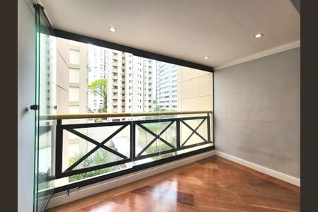 Varanda da Sala de casa de condomínio à venda com 3 quartos, 98m² em Indianópolis, São Paulo