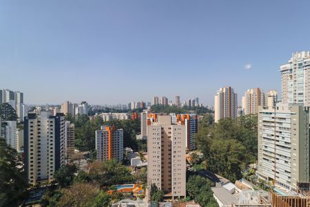Vista da Varanda da Sala de apartamento à venda com 1 quarto, 60m² em Morumbi, São Paulo