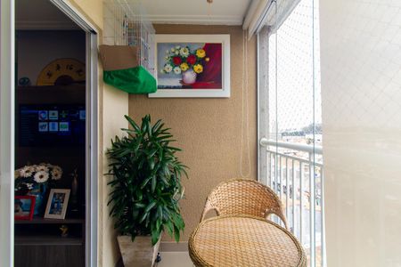 Varanda da Sala de apartamento à venda com 3 quartos, 60m² em Vila Independencia, São Paulo