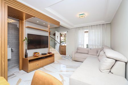 Sala de casa de condomínio à venda com 3 quartos, 127m² em Jardim São Luís, São Paulo