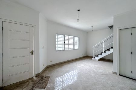 Sala de casa de condomínio à venda com 3 quartos, 135m² em Chácara Mafalda, São Paulo