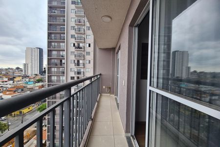 Varanda Sala de apartamento para alugar com 1 quarto, 31m² em Vila Tolstoi, São Paulo