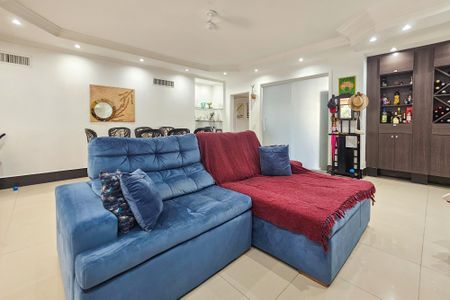 Sala de apartamento para alugar com 3 quartos, 186m² em Barra Funda, Guarujá